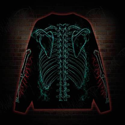 Electric Heart Anatomy Ugly Sweatshirts