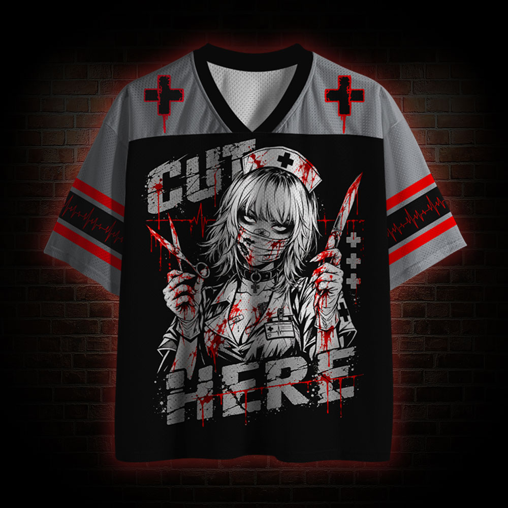 Cut Here Mesh Jersey