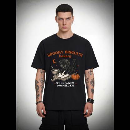 Spooky Biscuits Bakery T-shirt
