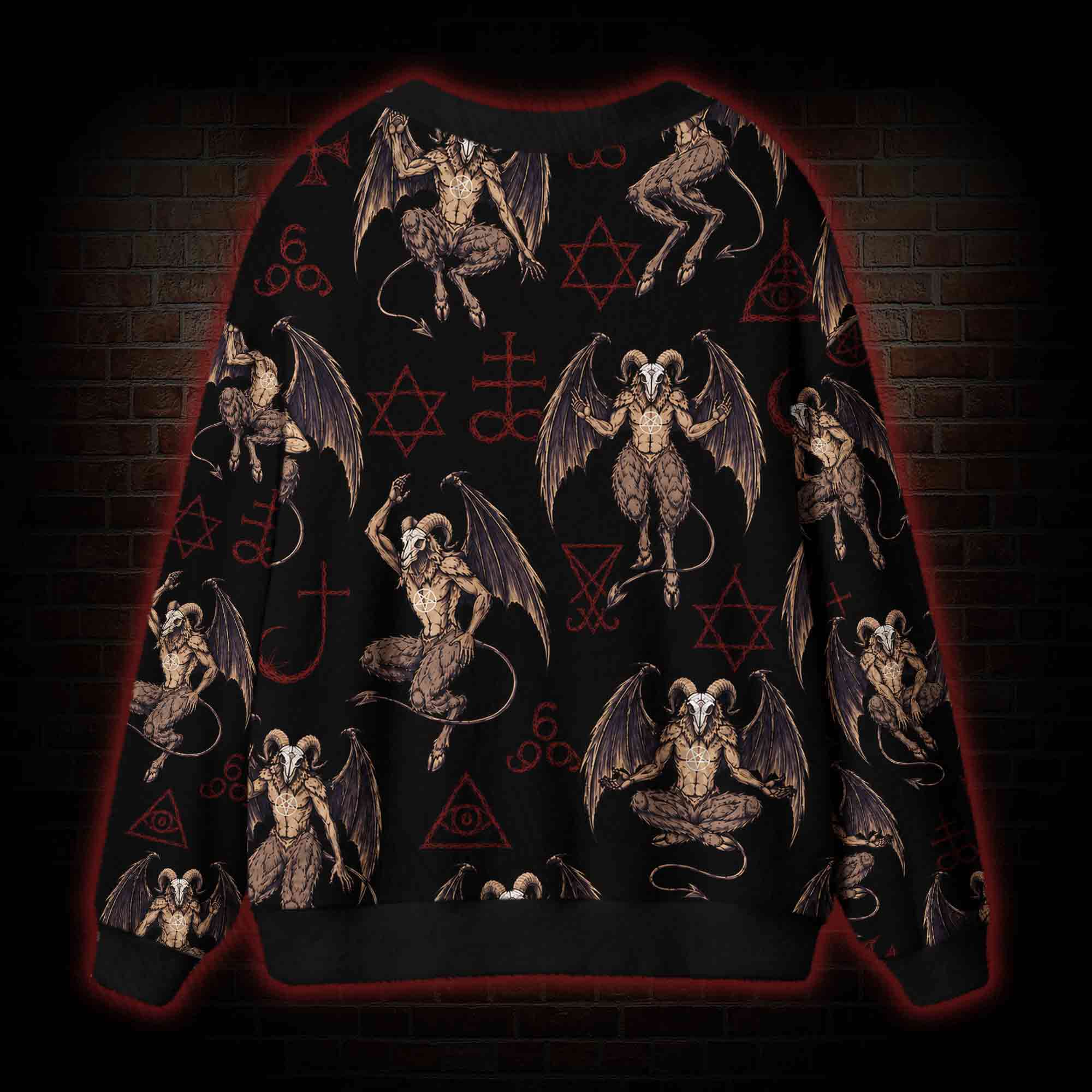 Baphomet Rise Cardigan Sweater