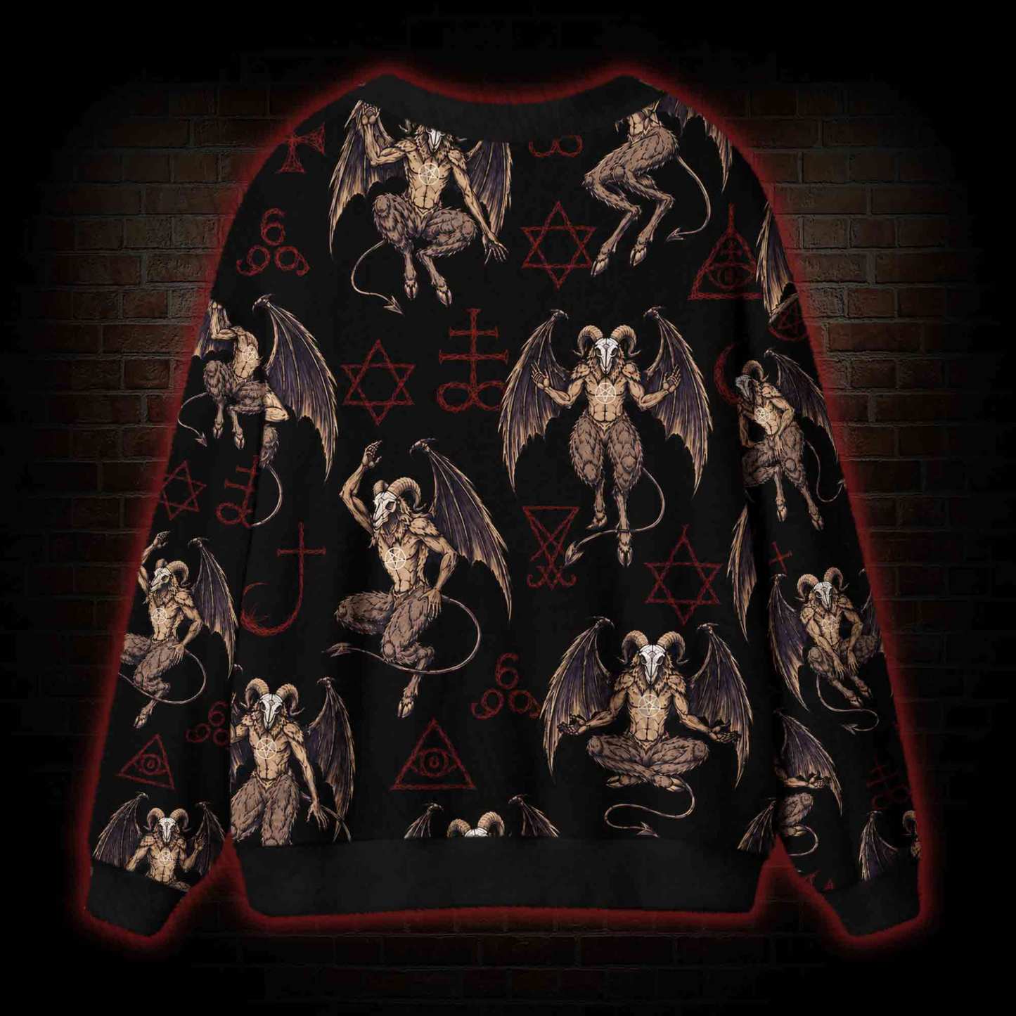 Baphomet Rise Cardigan Sweater
