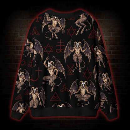 Baphomet Rise Cardigan Sweater