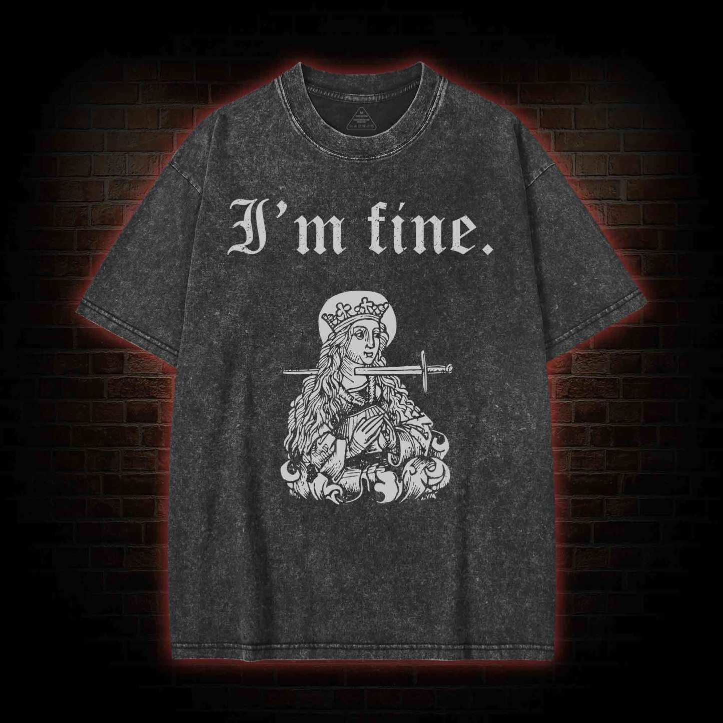 I'm Fine Washed T-shirt