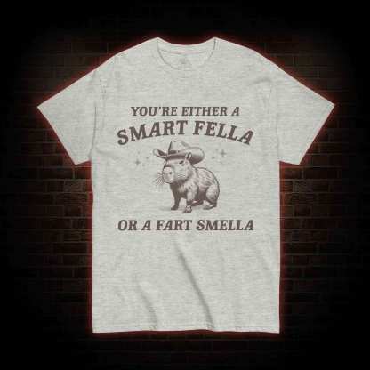 Smart Fella Or Fart Smella T-shirt
