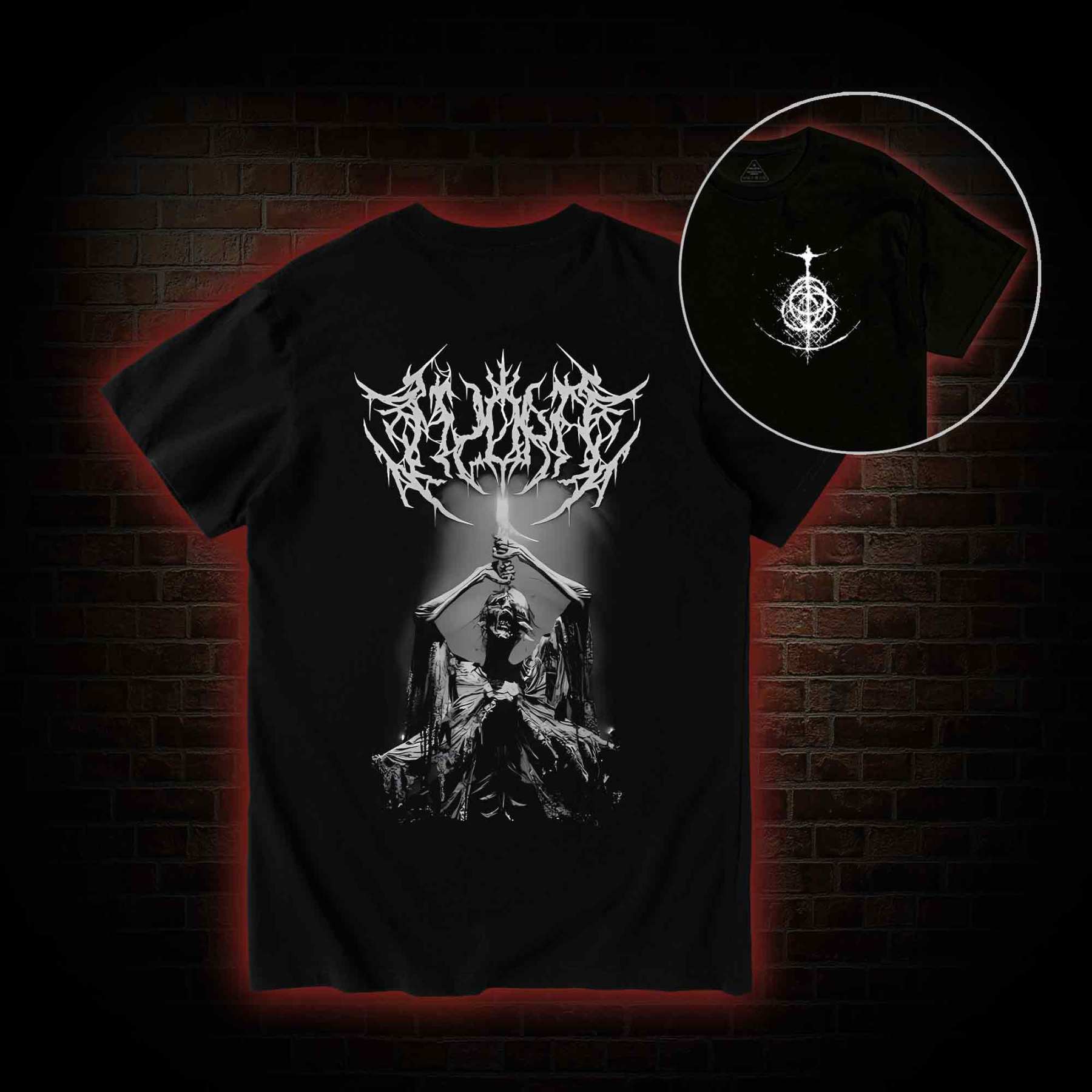 Forgive Me Back Print T-Shirt