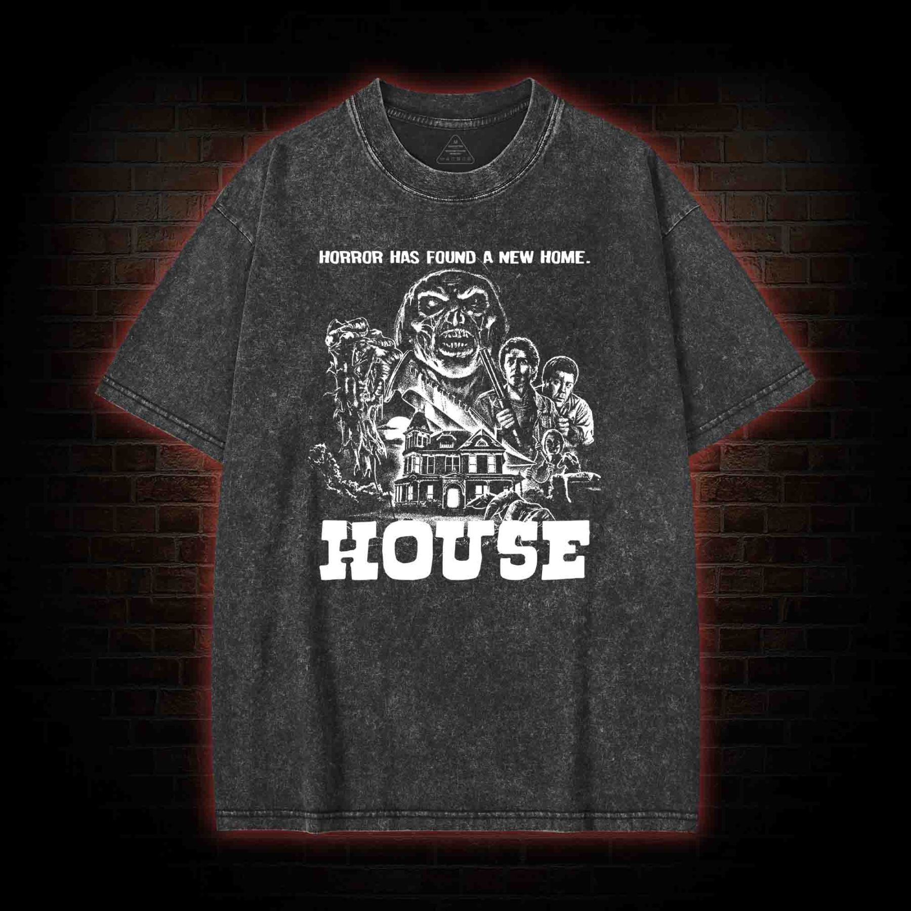 Horror Has Found A New Home Washed T-shirt