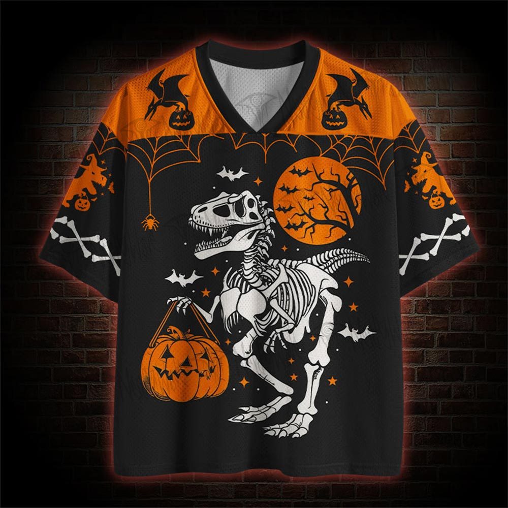 Dinosaur Skeleton Mesh Jersey