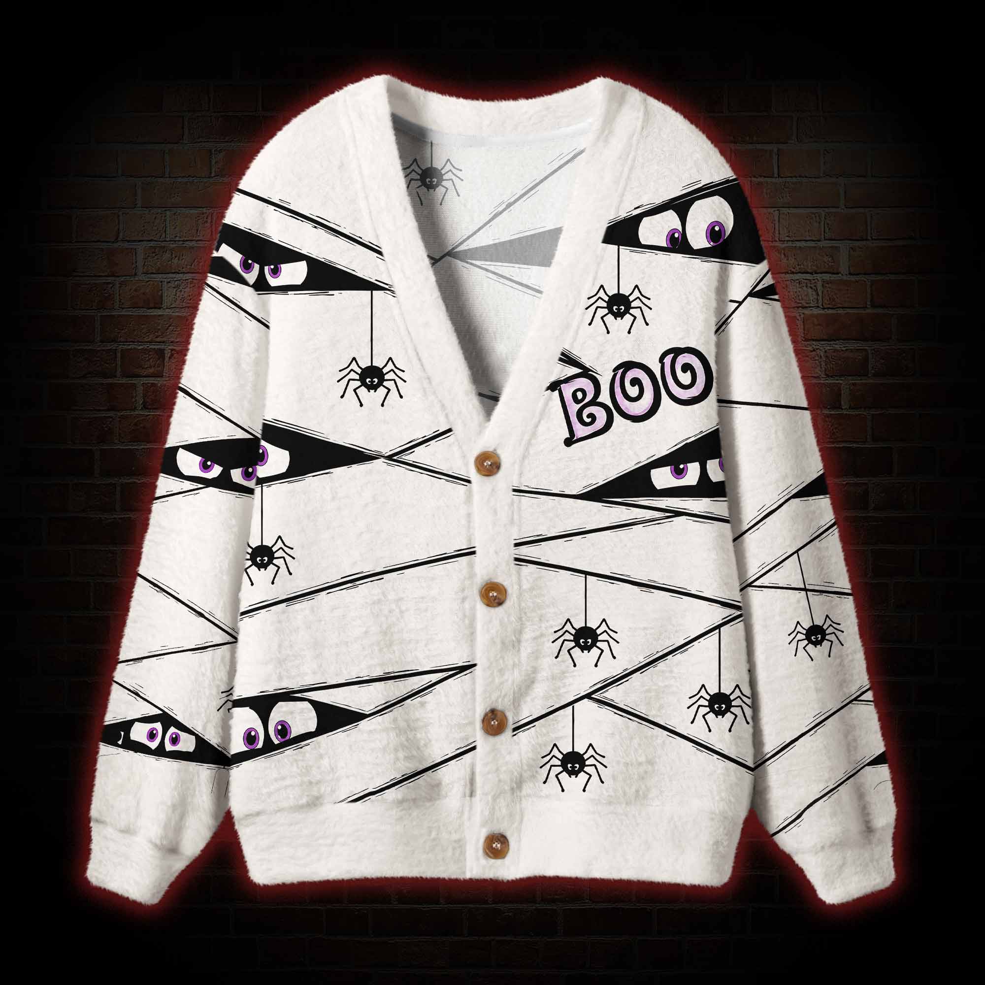 BOO Cardigan Sweater