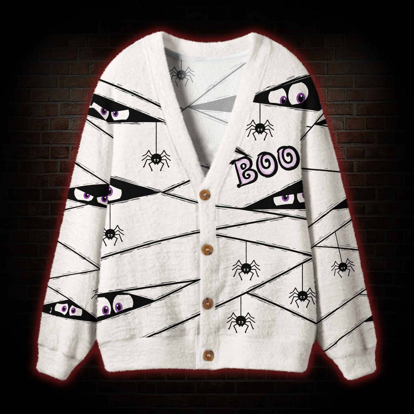 BOO Cardigan Sweater