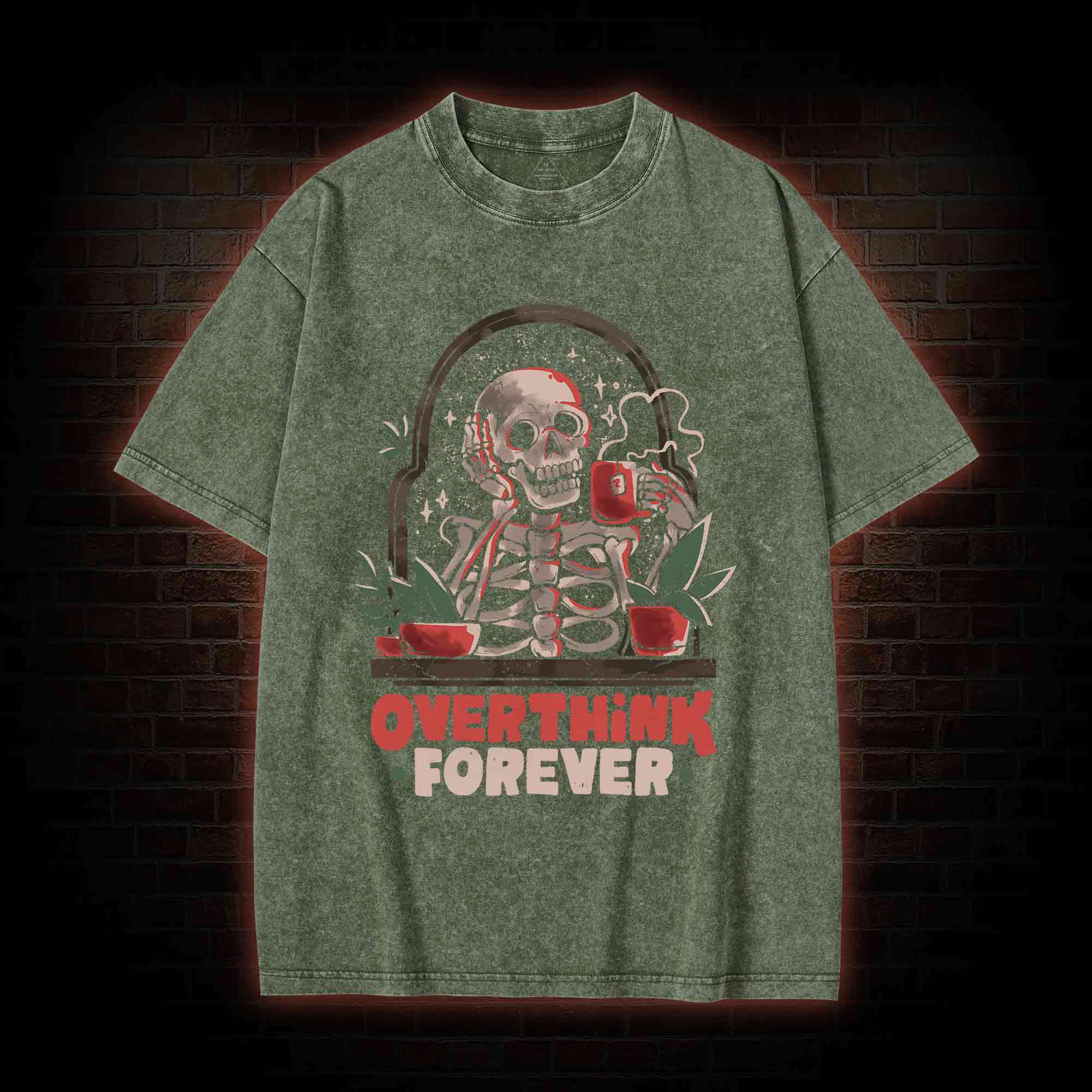 Overthinking Forever Washed T-shirt