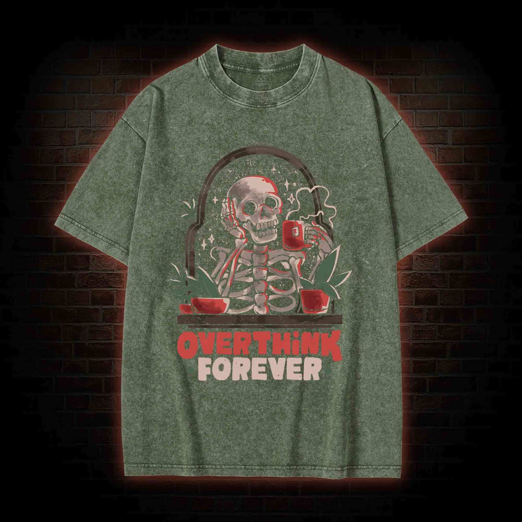 Overthinking Forever Washed T-shirt