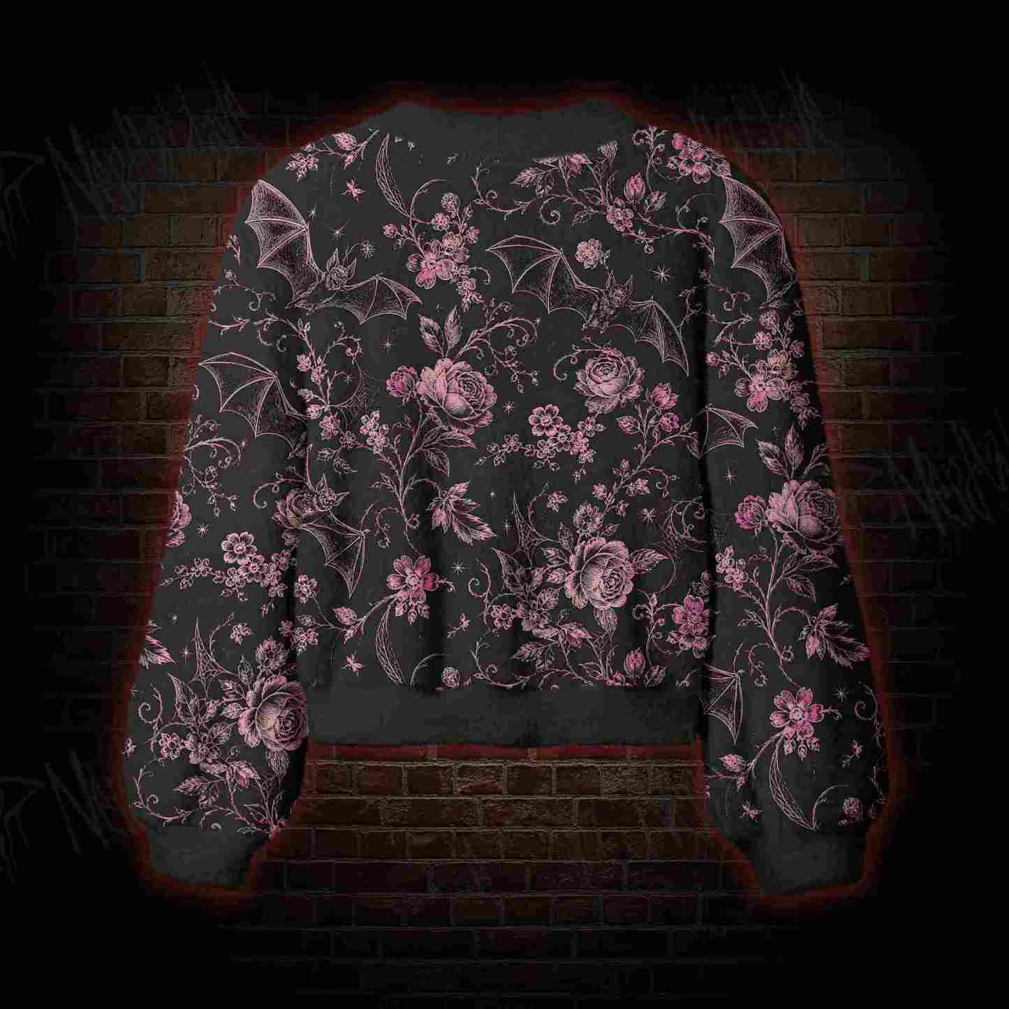 Bat Blossom Women's Cardigan Sweater
