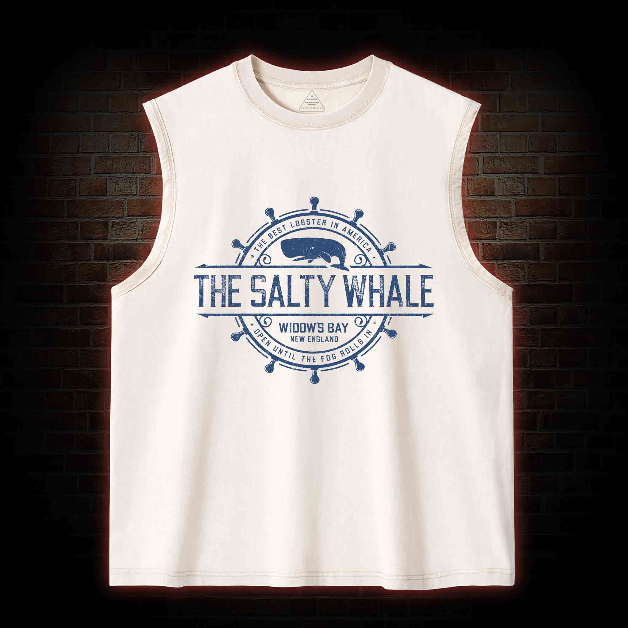 The Salty Whale Washed Tank Top