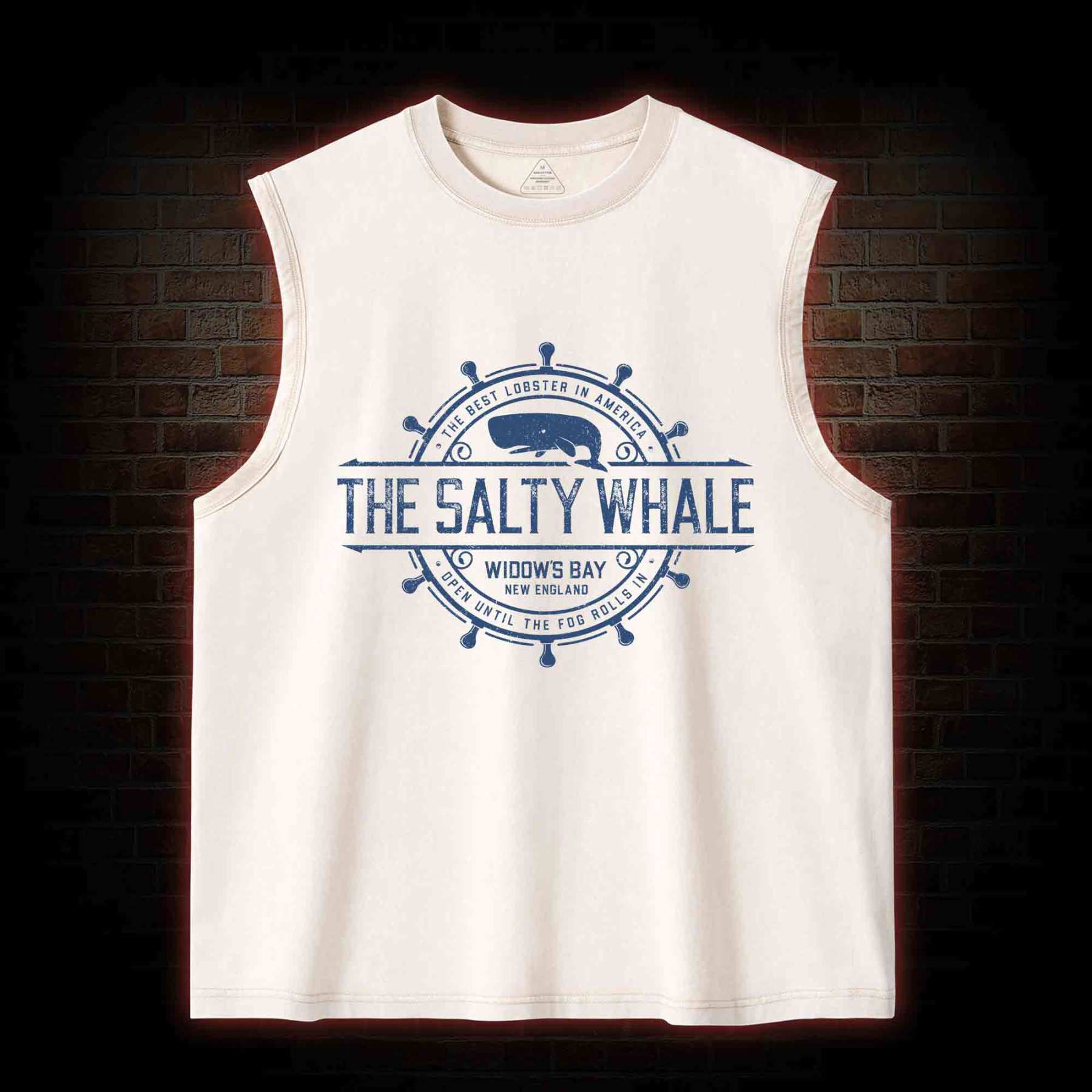The Salty Whale Washed Tank Top