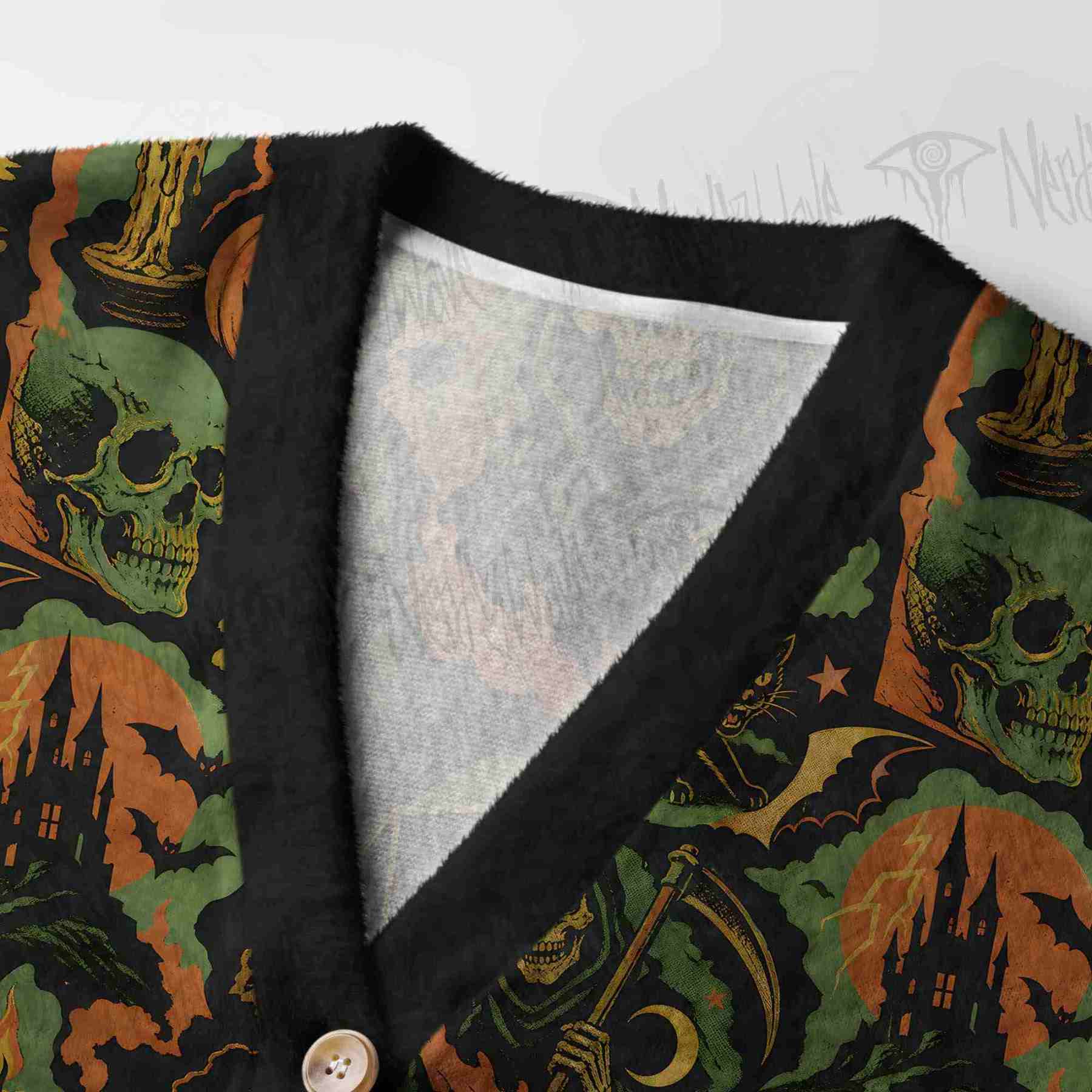 Vintage Halloween Coven Women's Cardigan Sweater