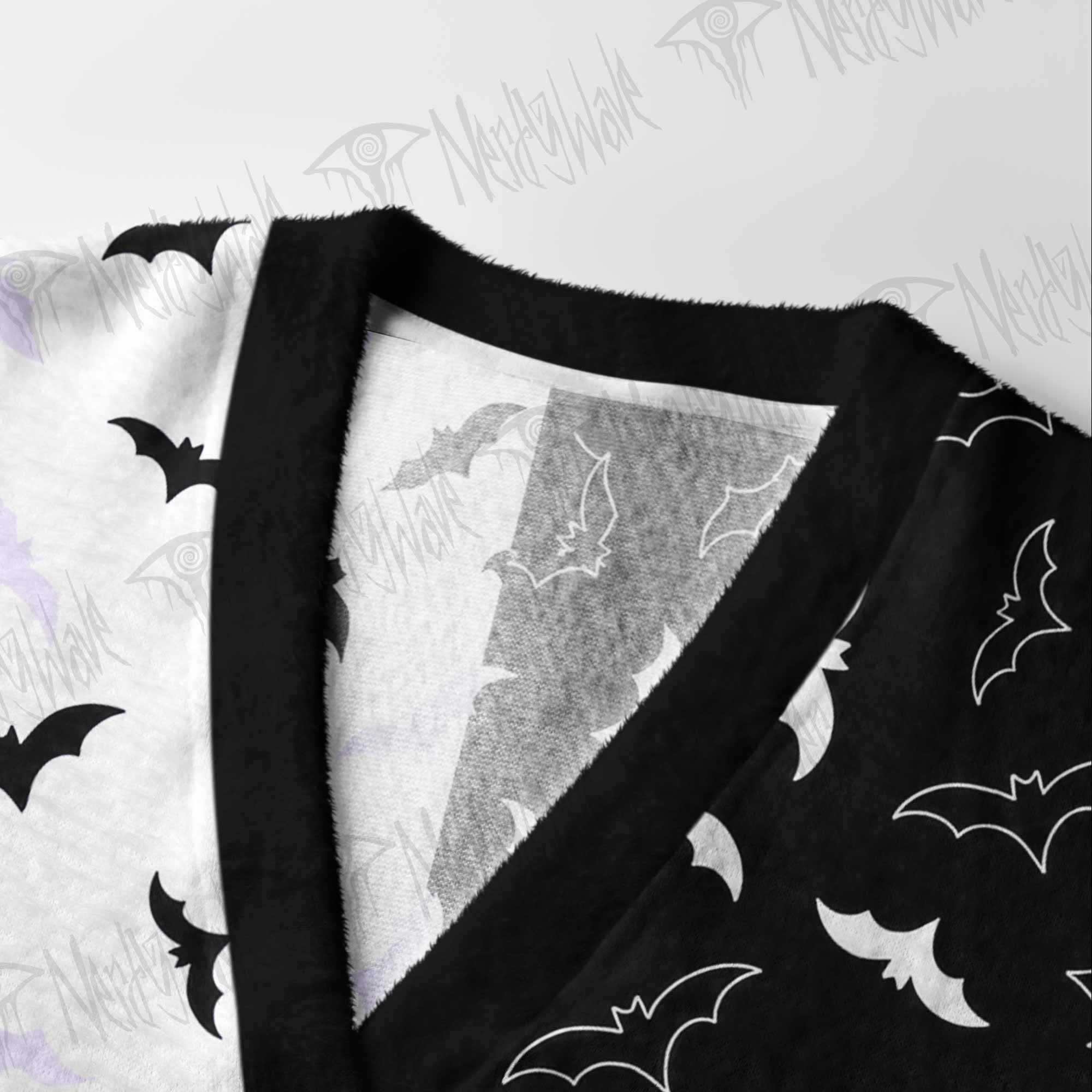 Midnight Bats Cardigan Sweater