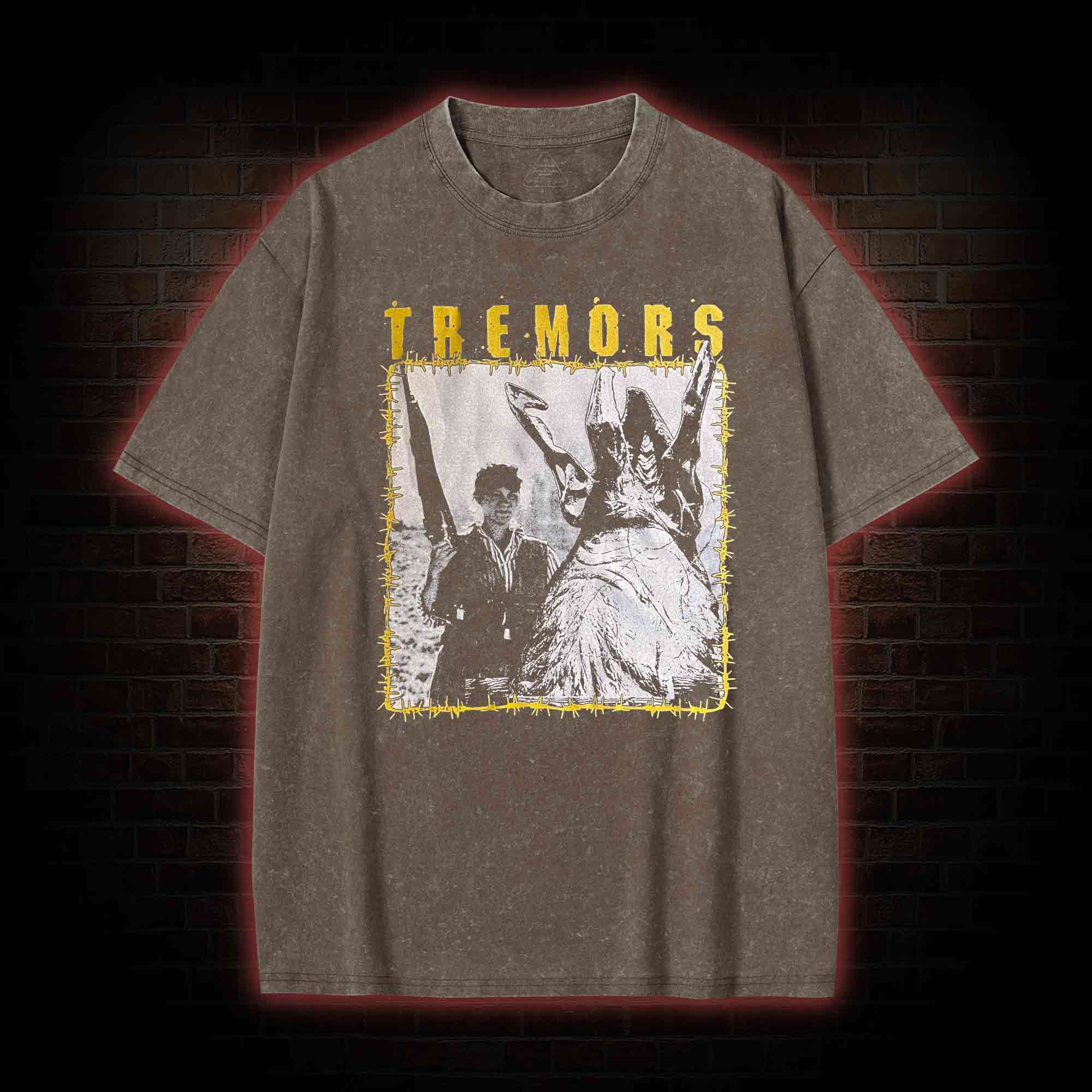 Swiss Cheese and Bullets Washed T-shirt