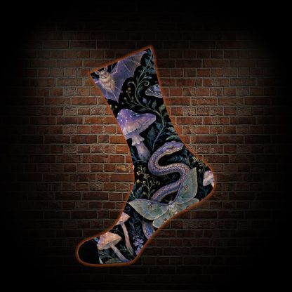Dark Forest Witch Moth Socks