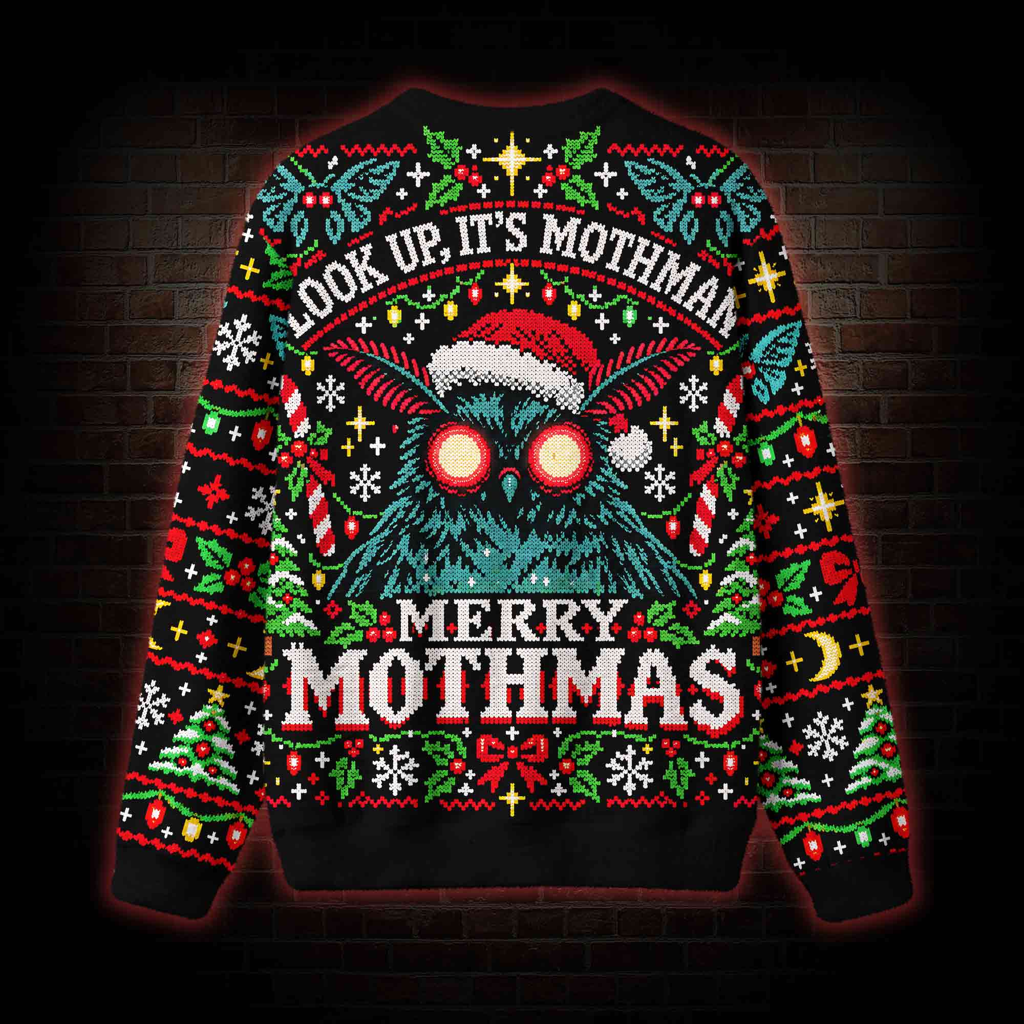 Look Up, It's Mothman Ugly Sweatshirts