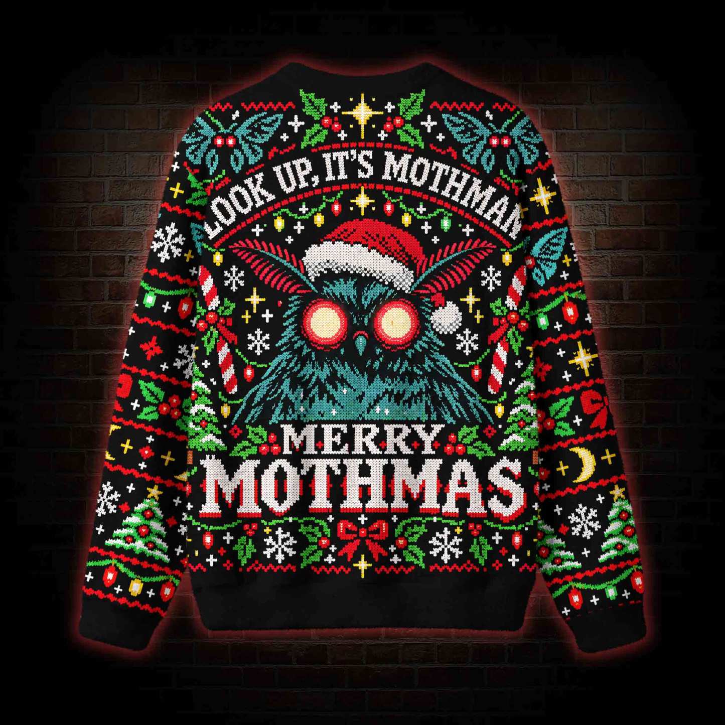 Look Up, It's Mothman Ugly Sweatshirts