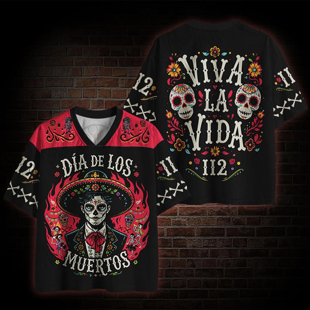 El Catrín Day Of The Dead Mesh Jersey
