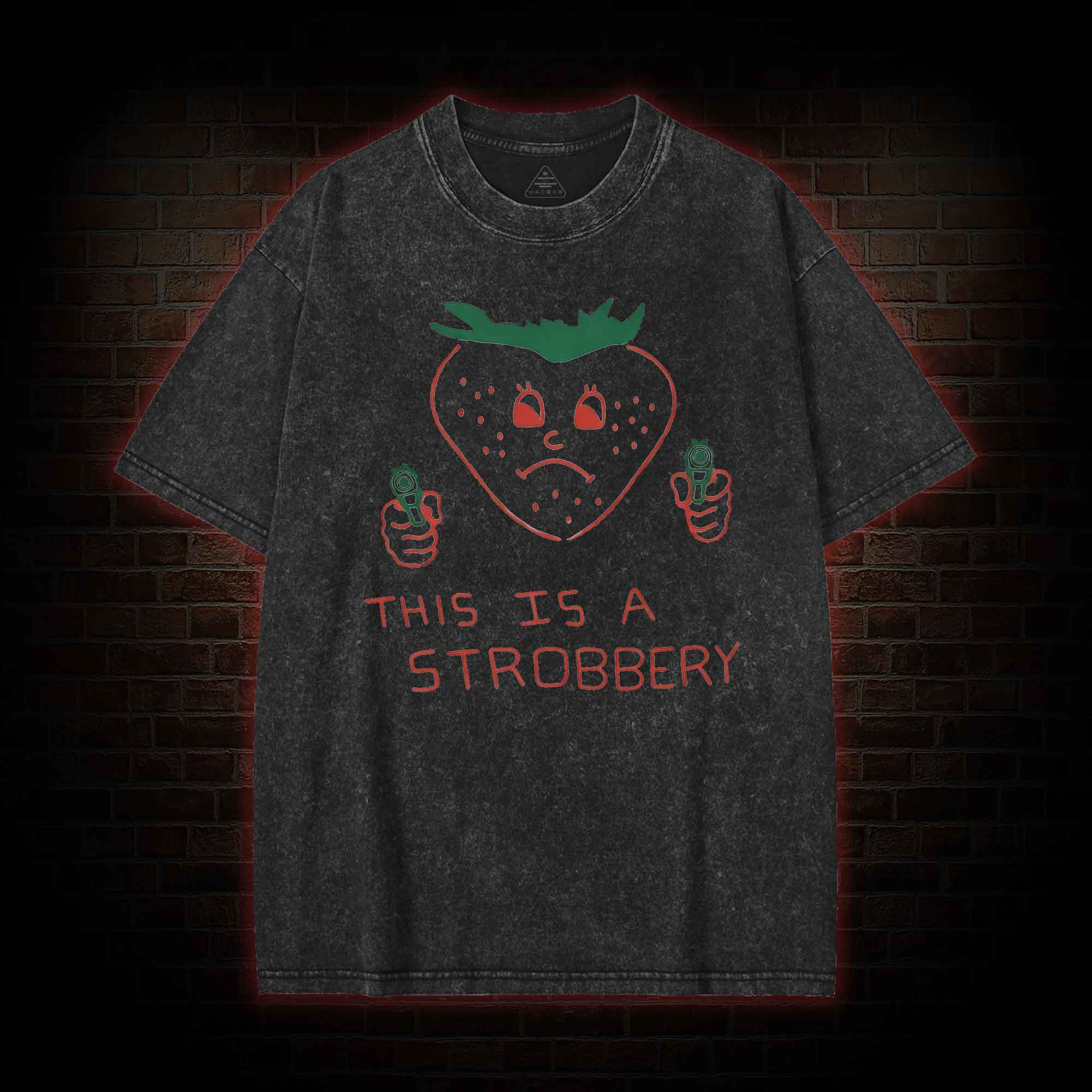 This is a Strobbery Washed T-shirt