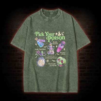 Vintage Pick Your Poison Washed T-shirt