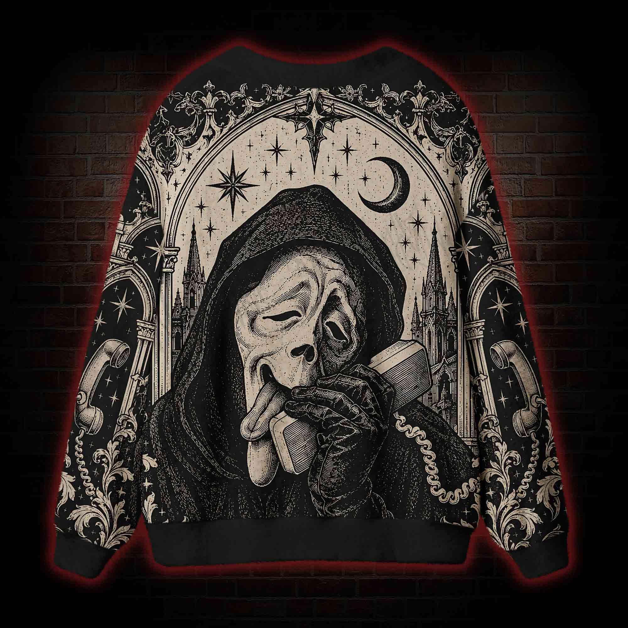 Gothic Cathedral Cardigan Sweater