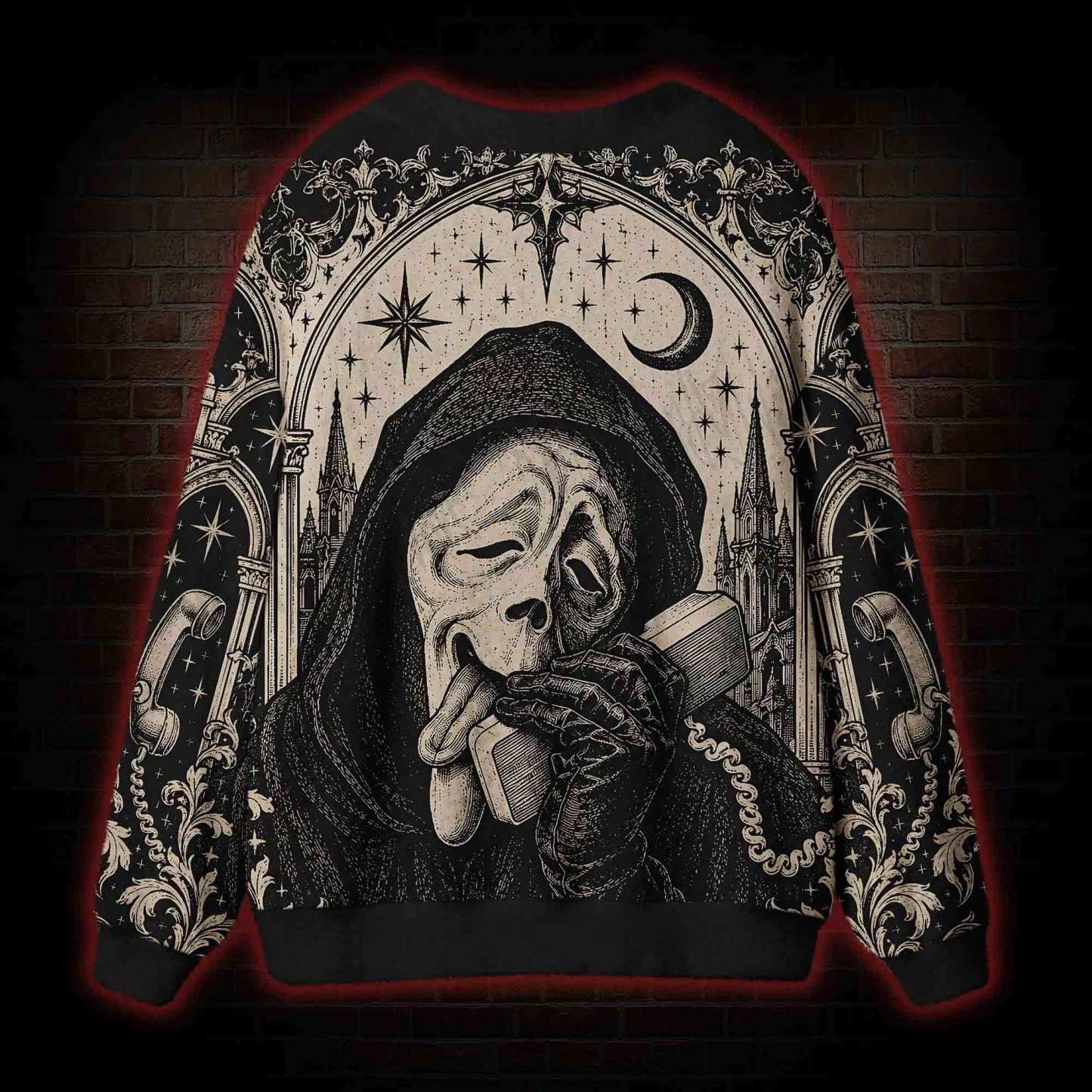 Gothic Cathedral Cardigan Sweater