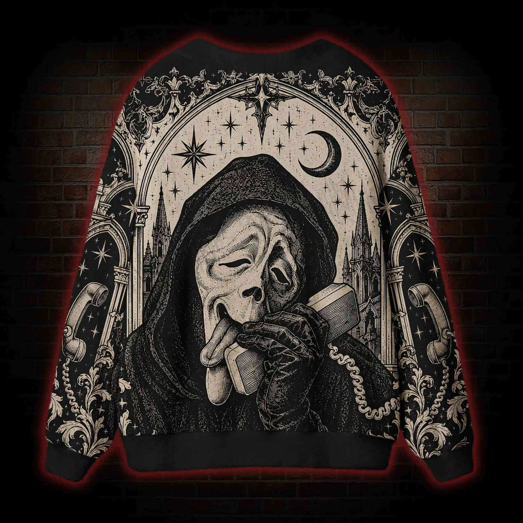 Gothic Cathedral Cardigan Sweater