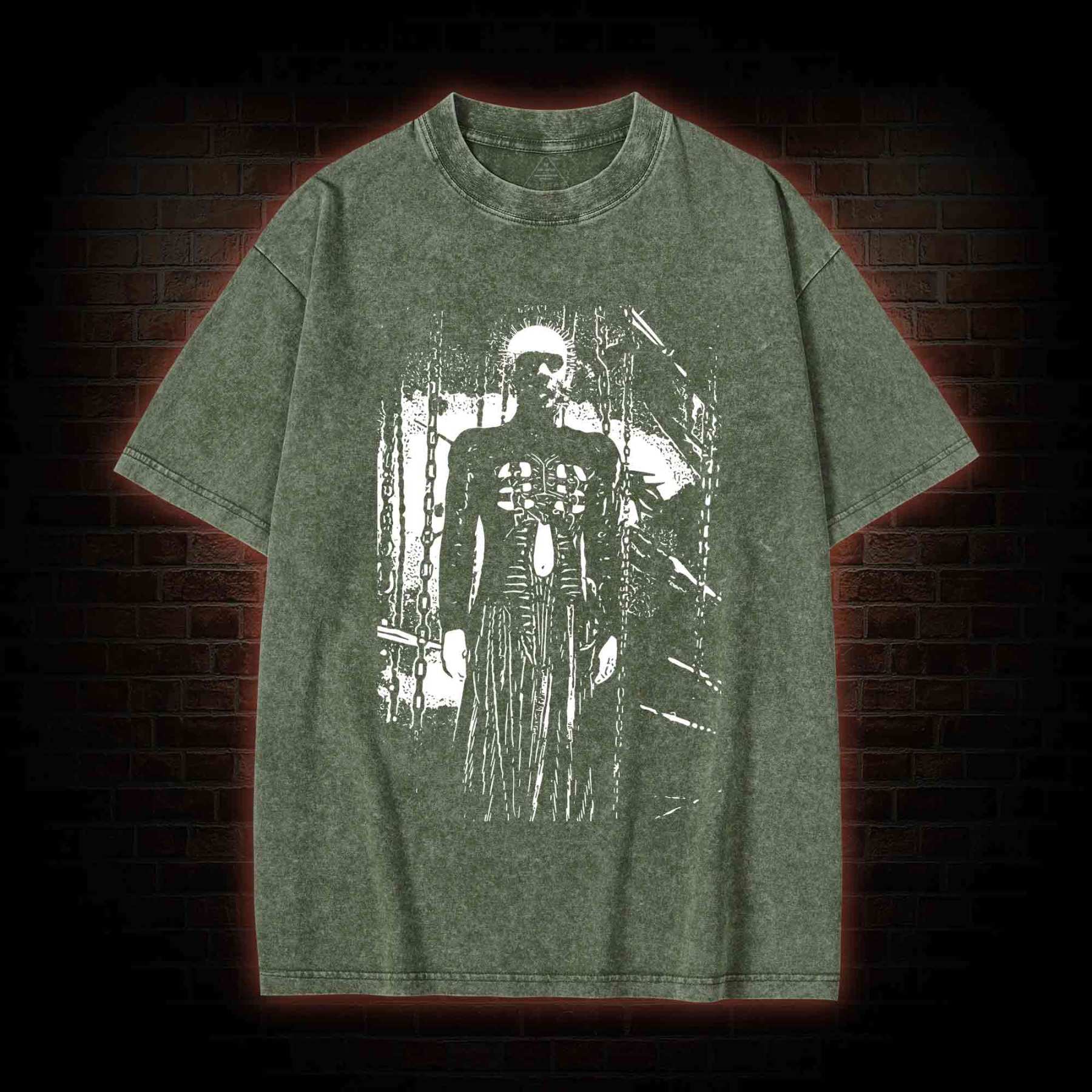 Pinhead Chains Washed T-shirt