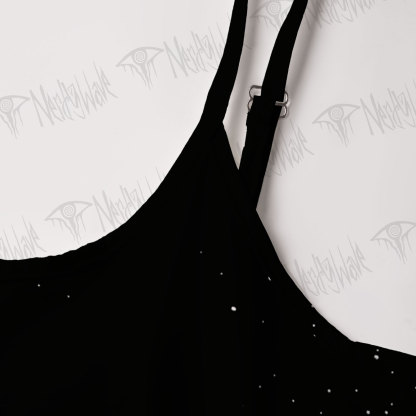 Mushroom Forest Strap Midi Sundress