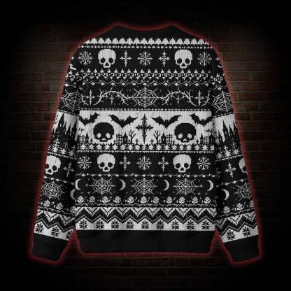 Gothic Graveyard Symphony Ugly Sweatshirts
