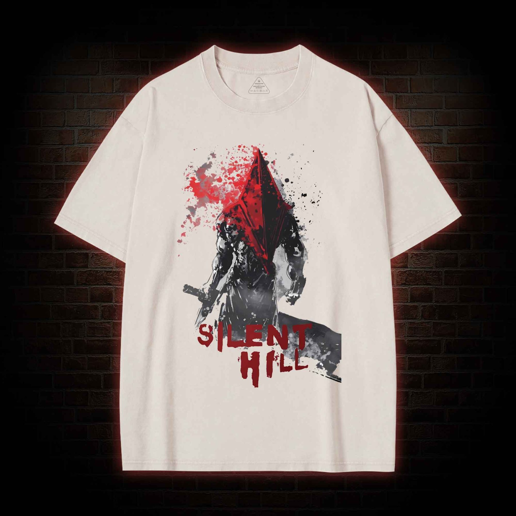 Red Pyramid Thing Washed T-shirt