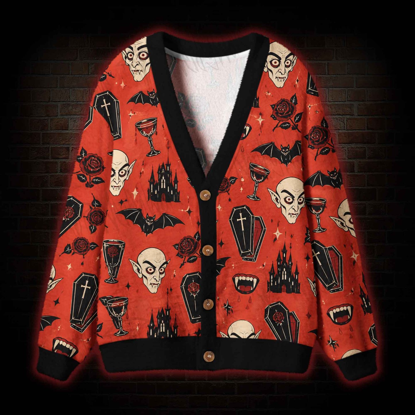 Vampire Funeral Cardigan Sweater