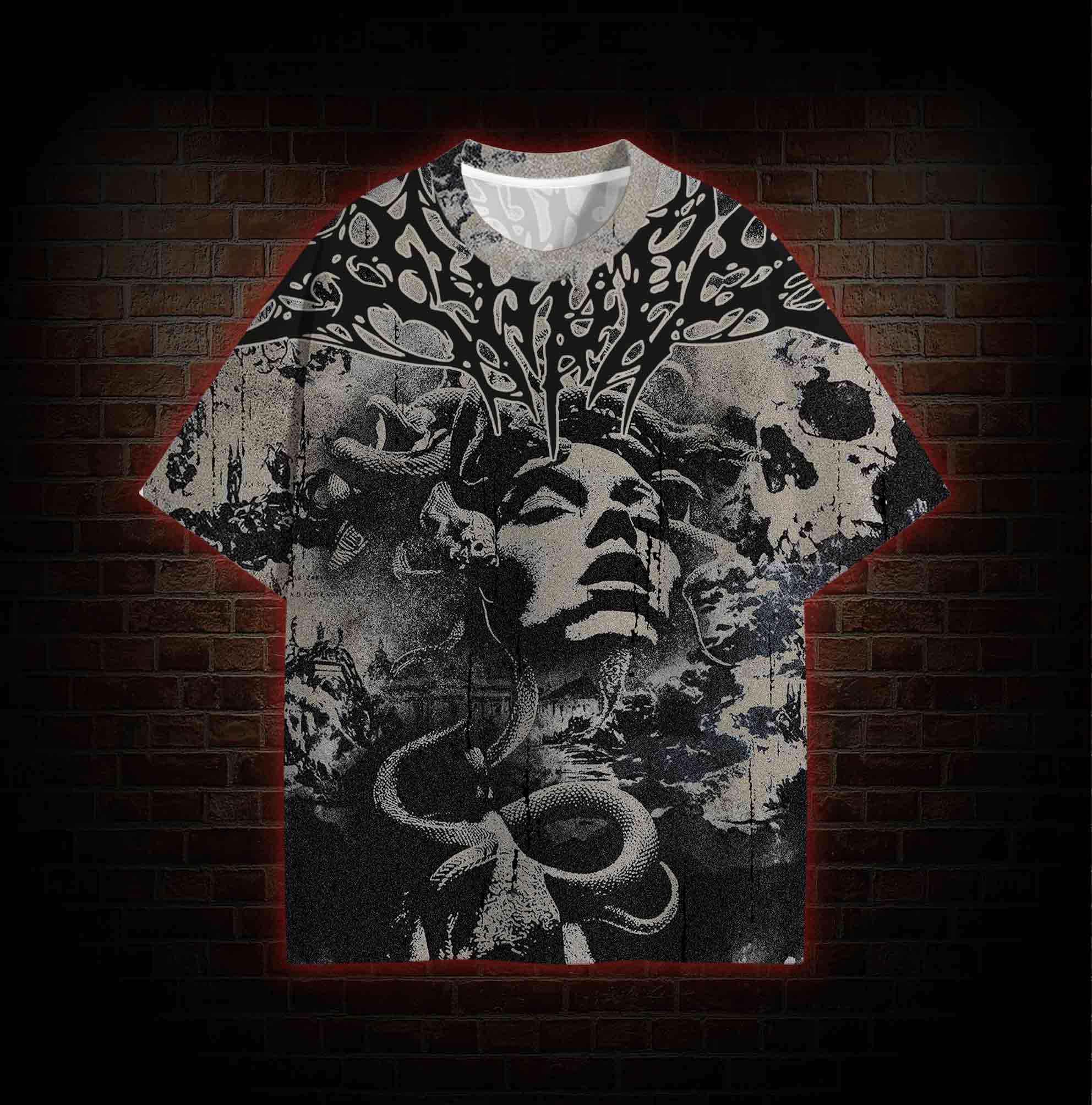 Petrifying Gaze Graphic T-shirt