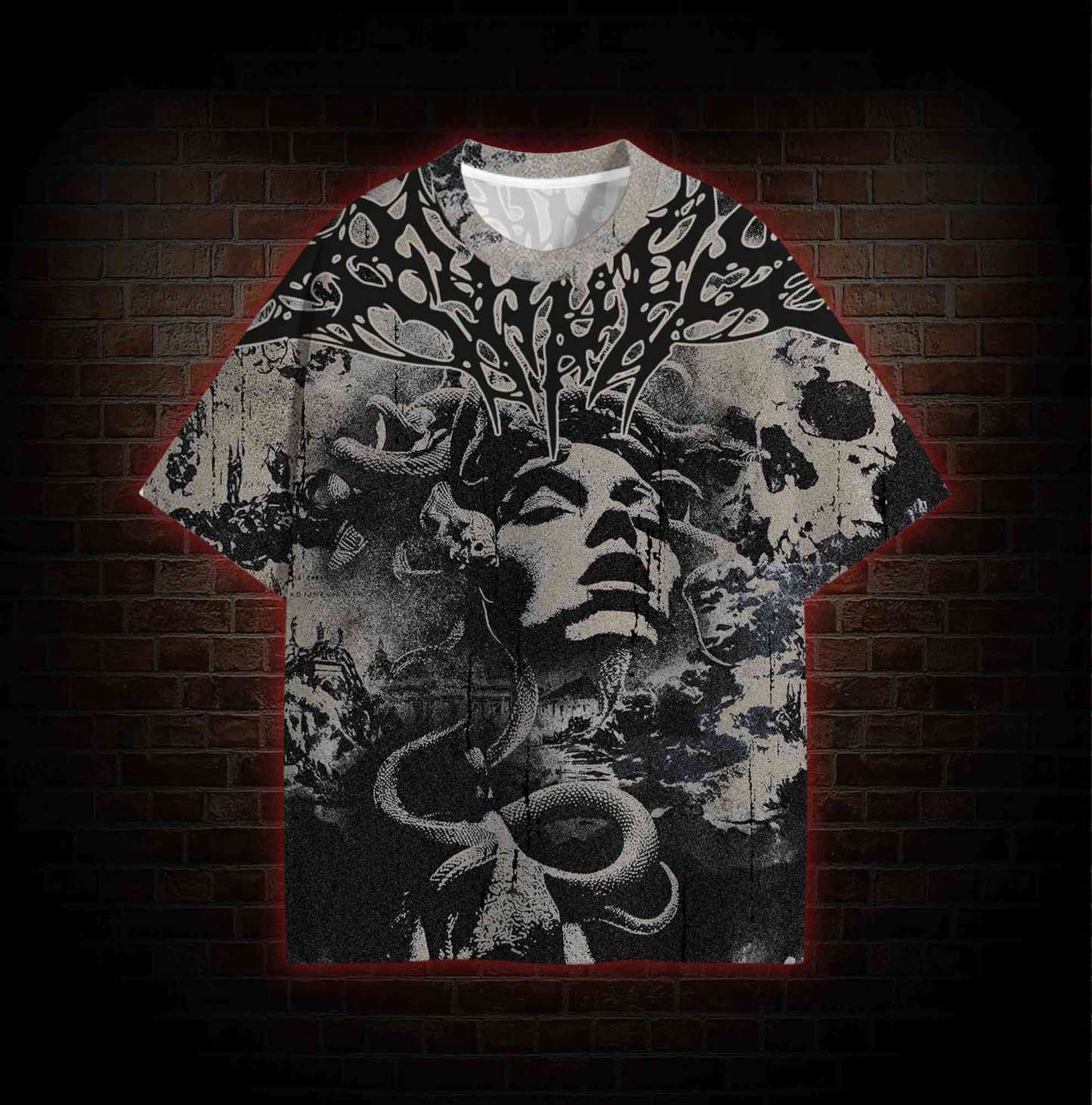 Petrifying Gaze Graphic T-shirt