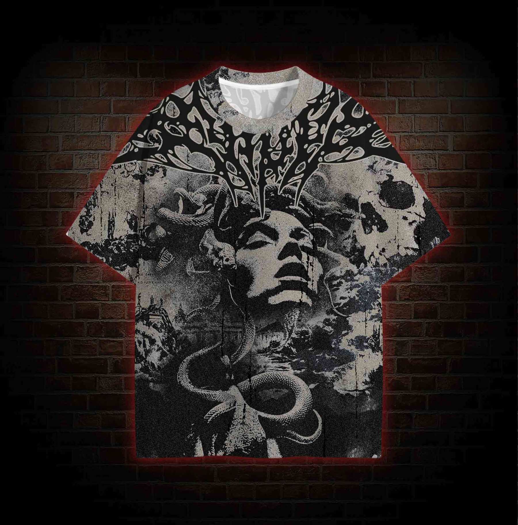 Petrifying Gaze Graphic T-shirt