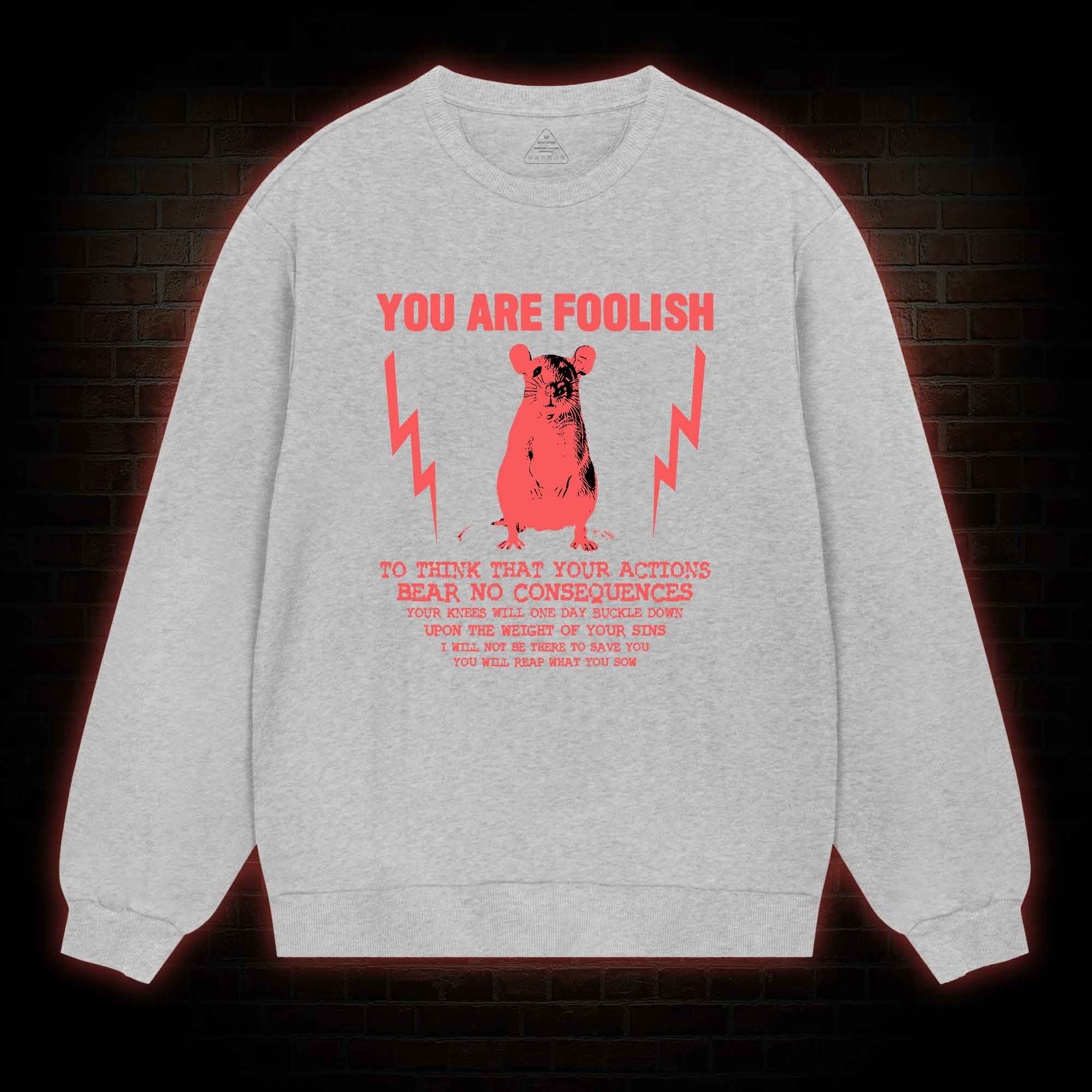 You Are Foolish Sweatshirt