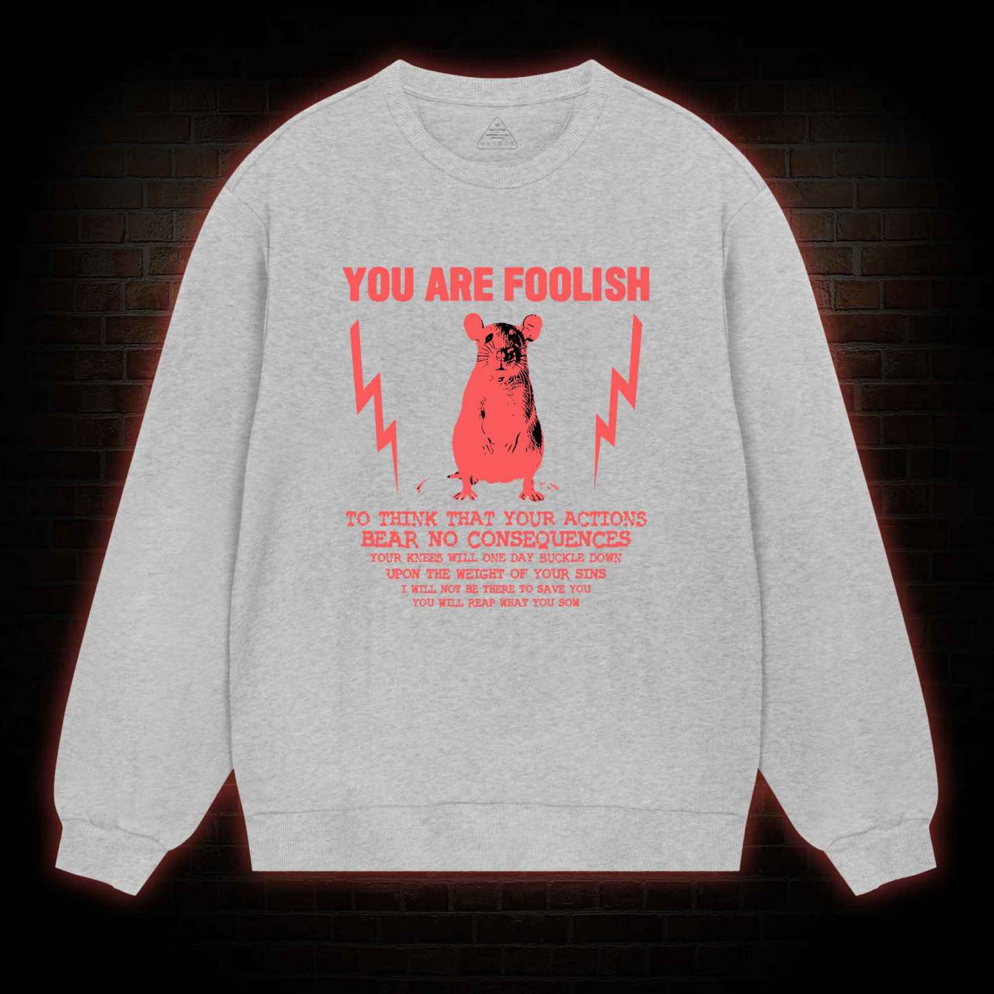 You Are Foolish Sweatshirt