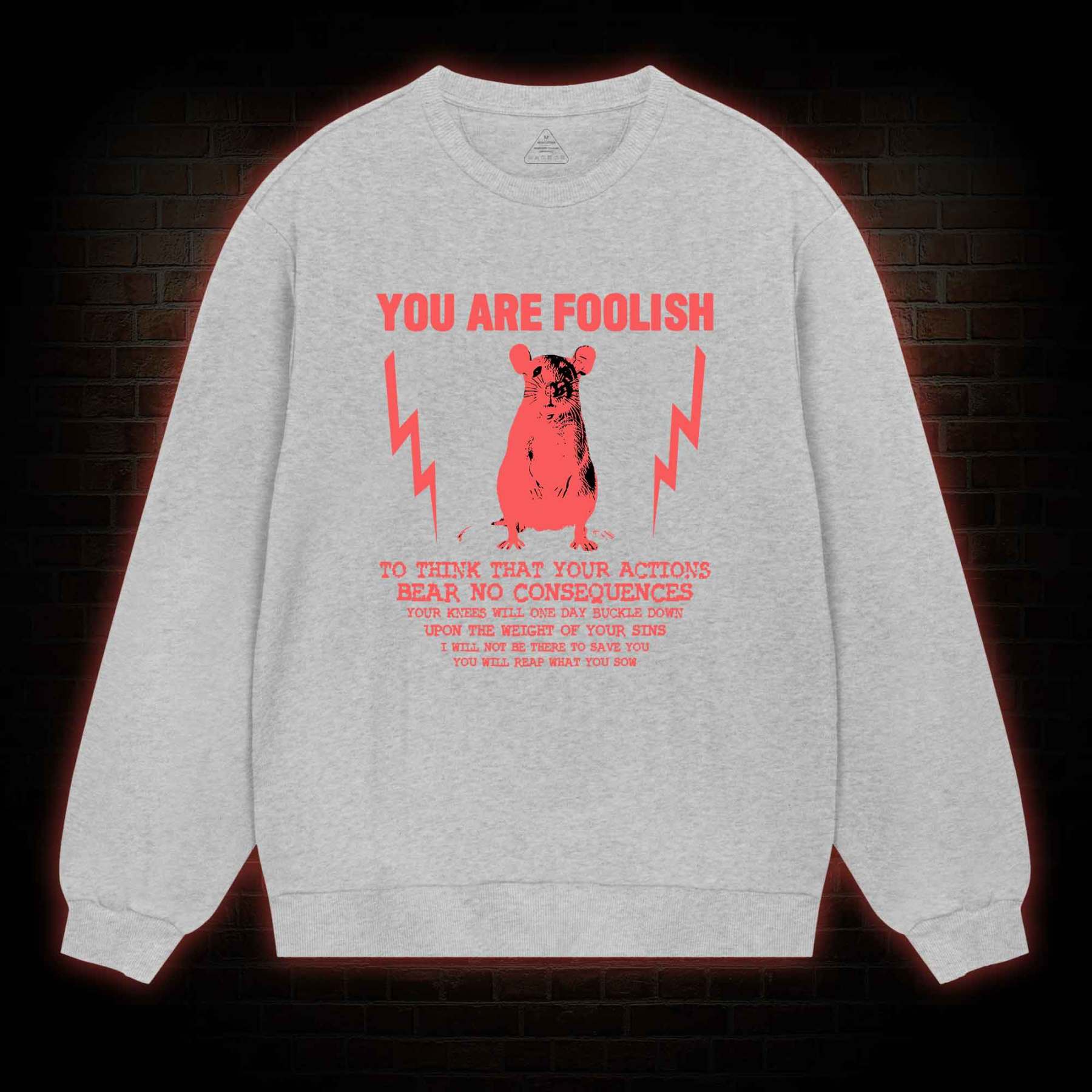 You Are Foolish Sweatshirt