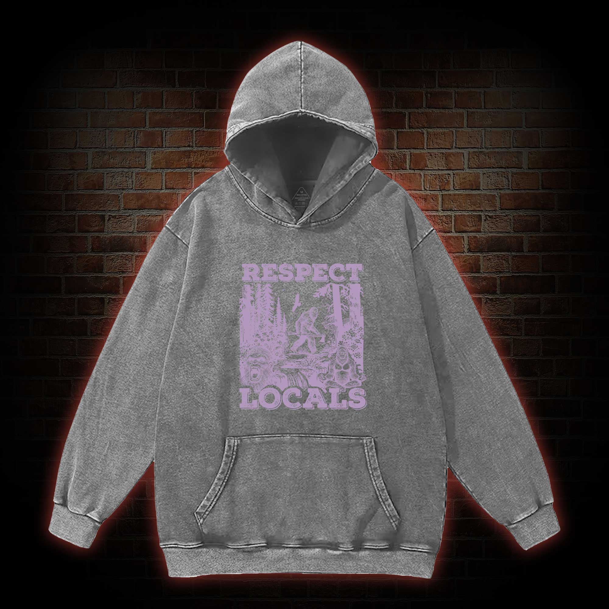 Respect Locals Washed Hoodie