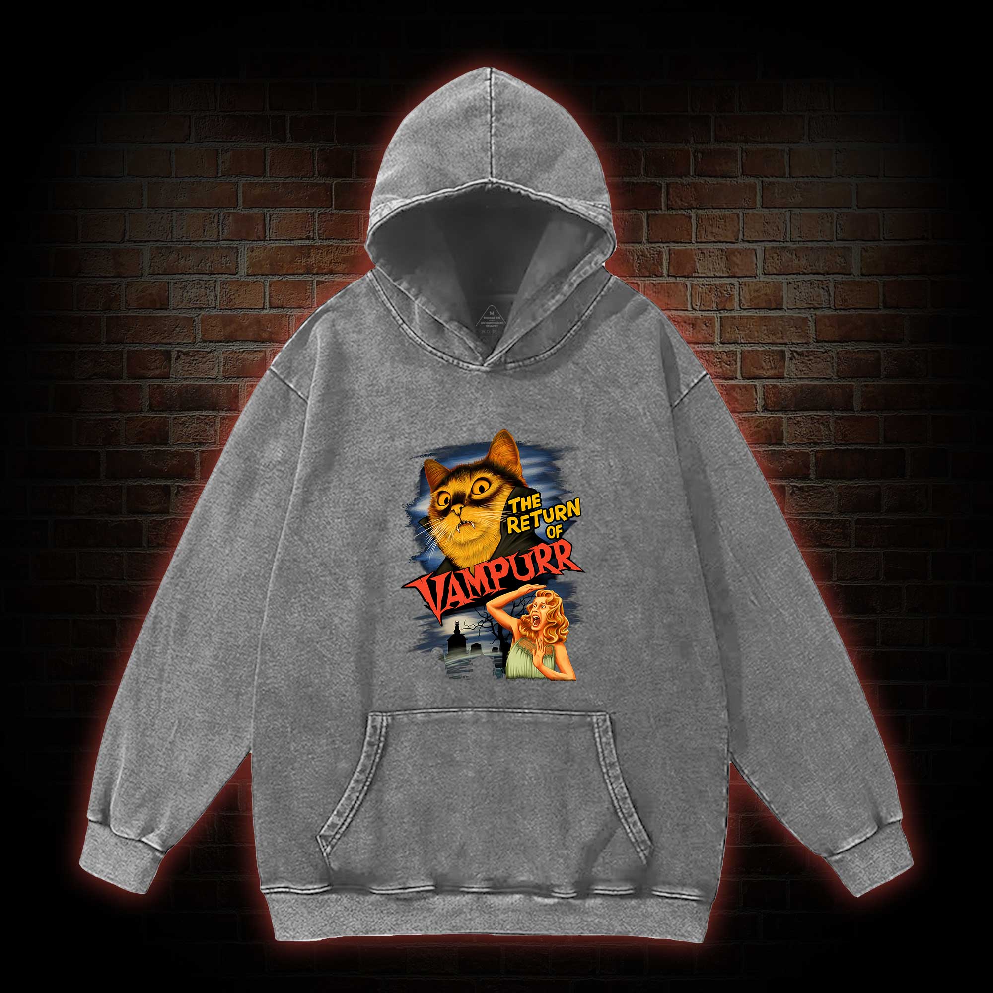 The Return Of Vampurr Washed Hoodie