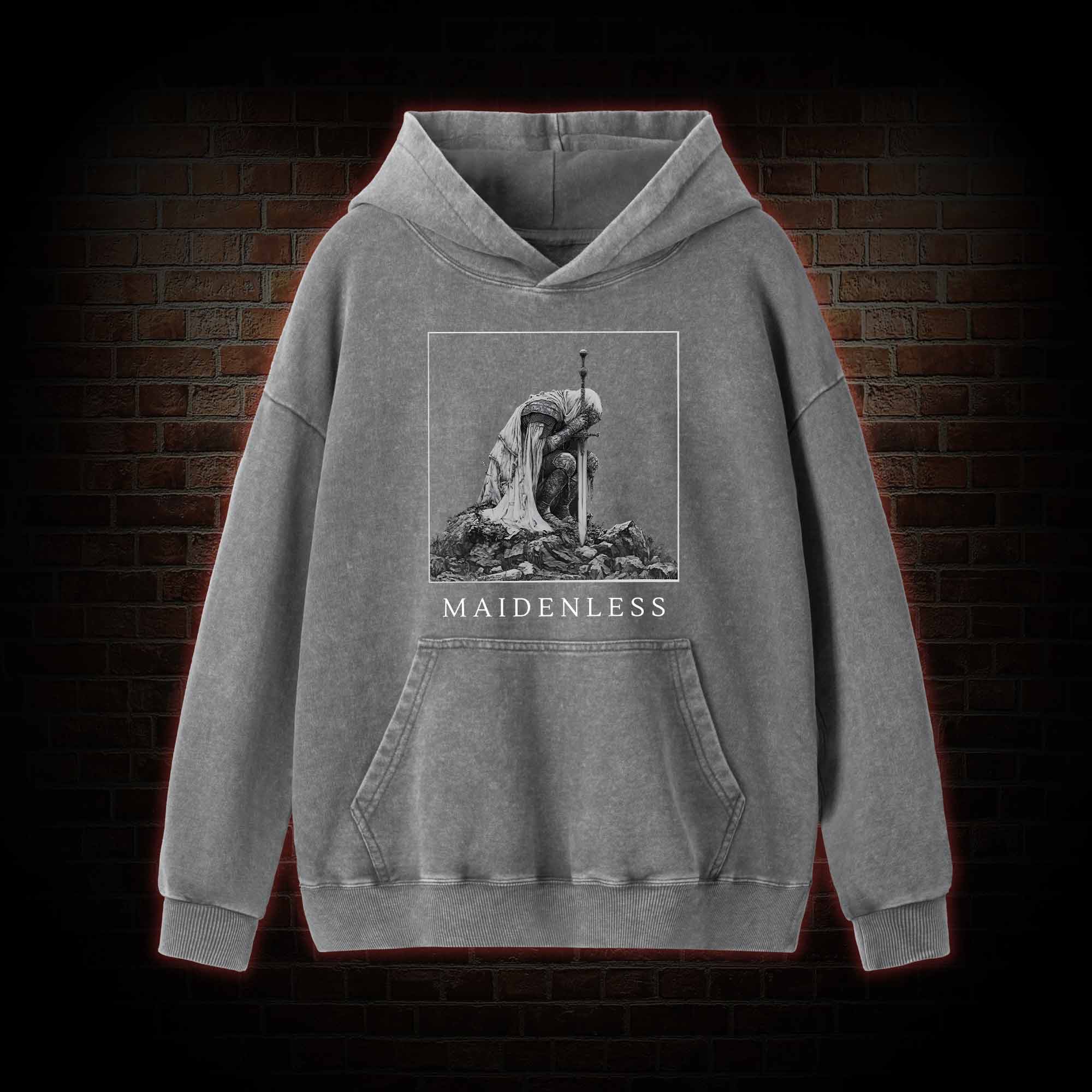 Maidenless Washed Hoodie