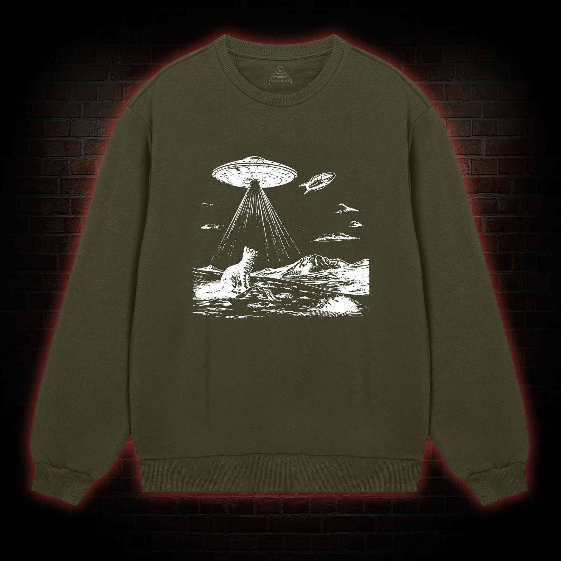 Ufo Cat Sweatshirt