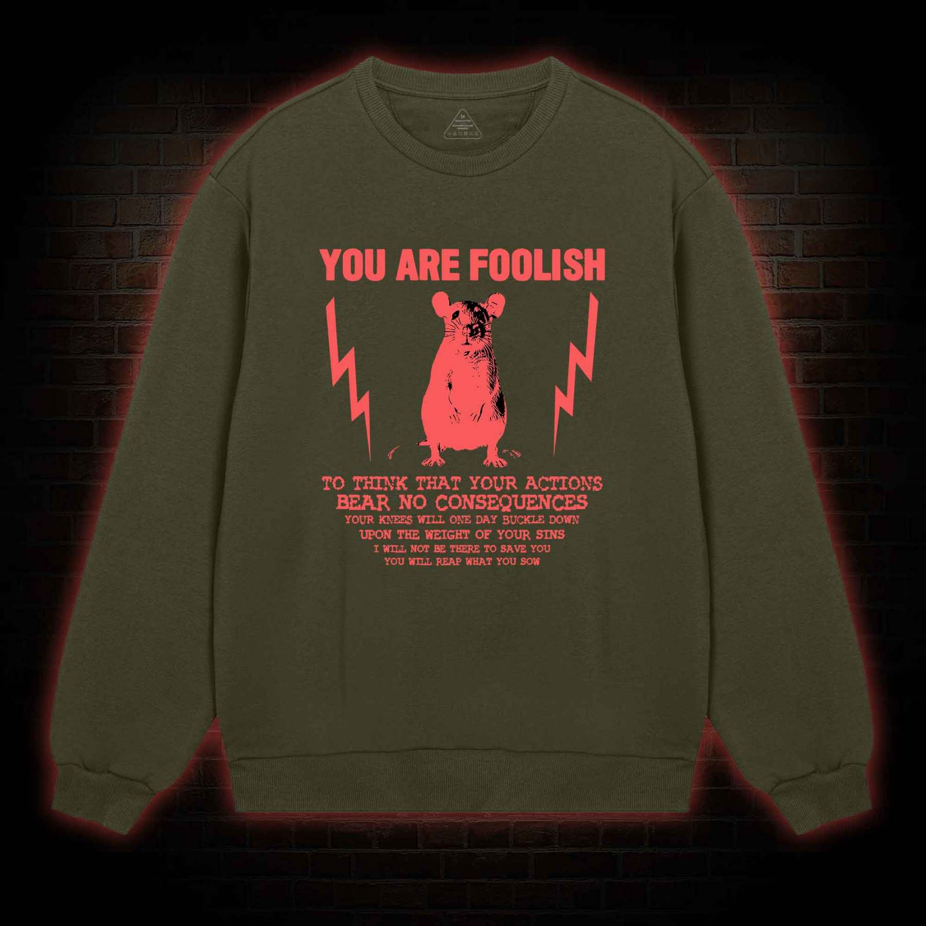 You Are Foolish Sweatshirt