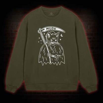 Death Meow Sweatshirt