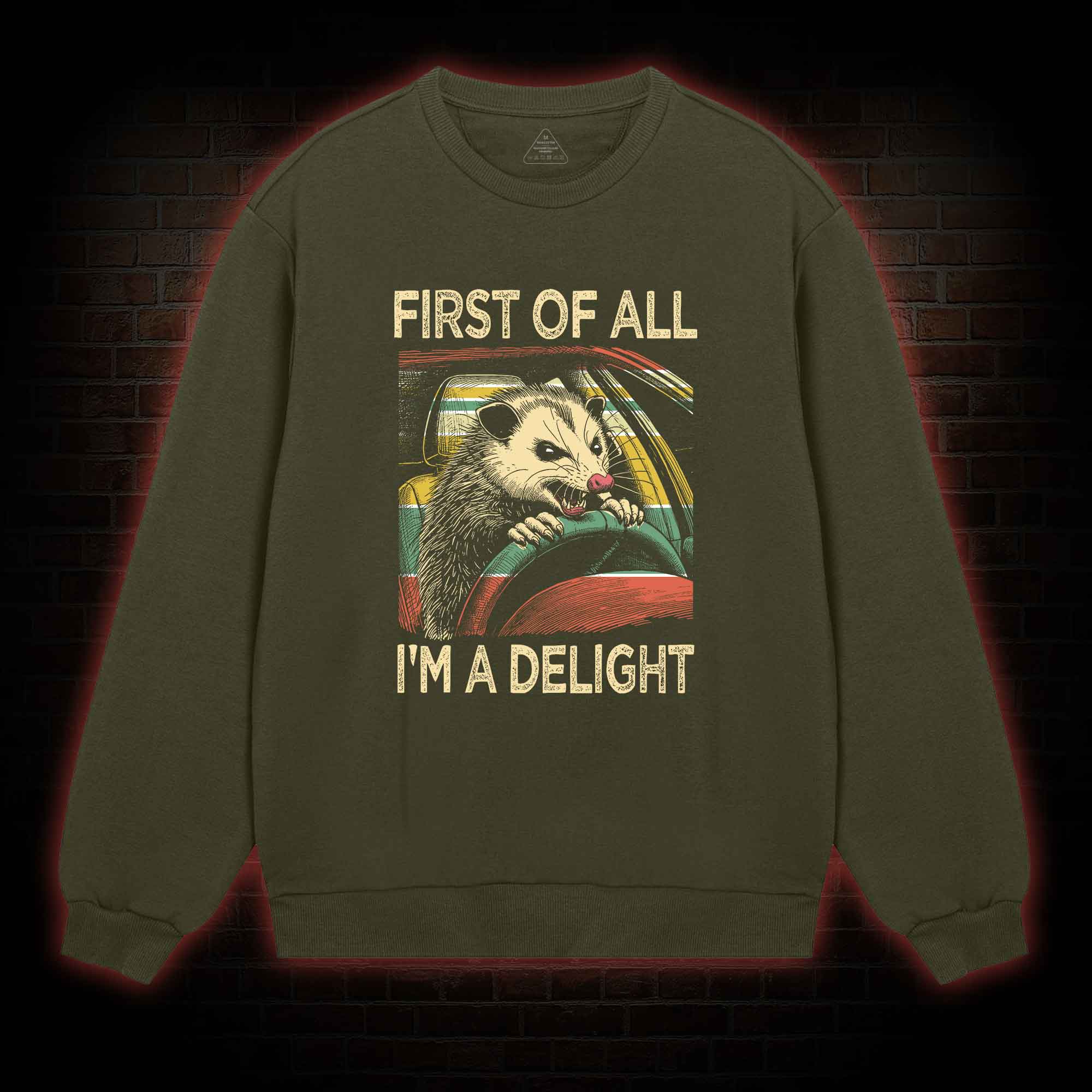 First Of All I'm A Delight Sweatshirt