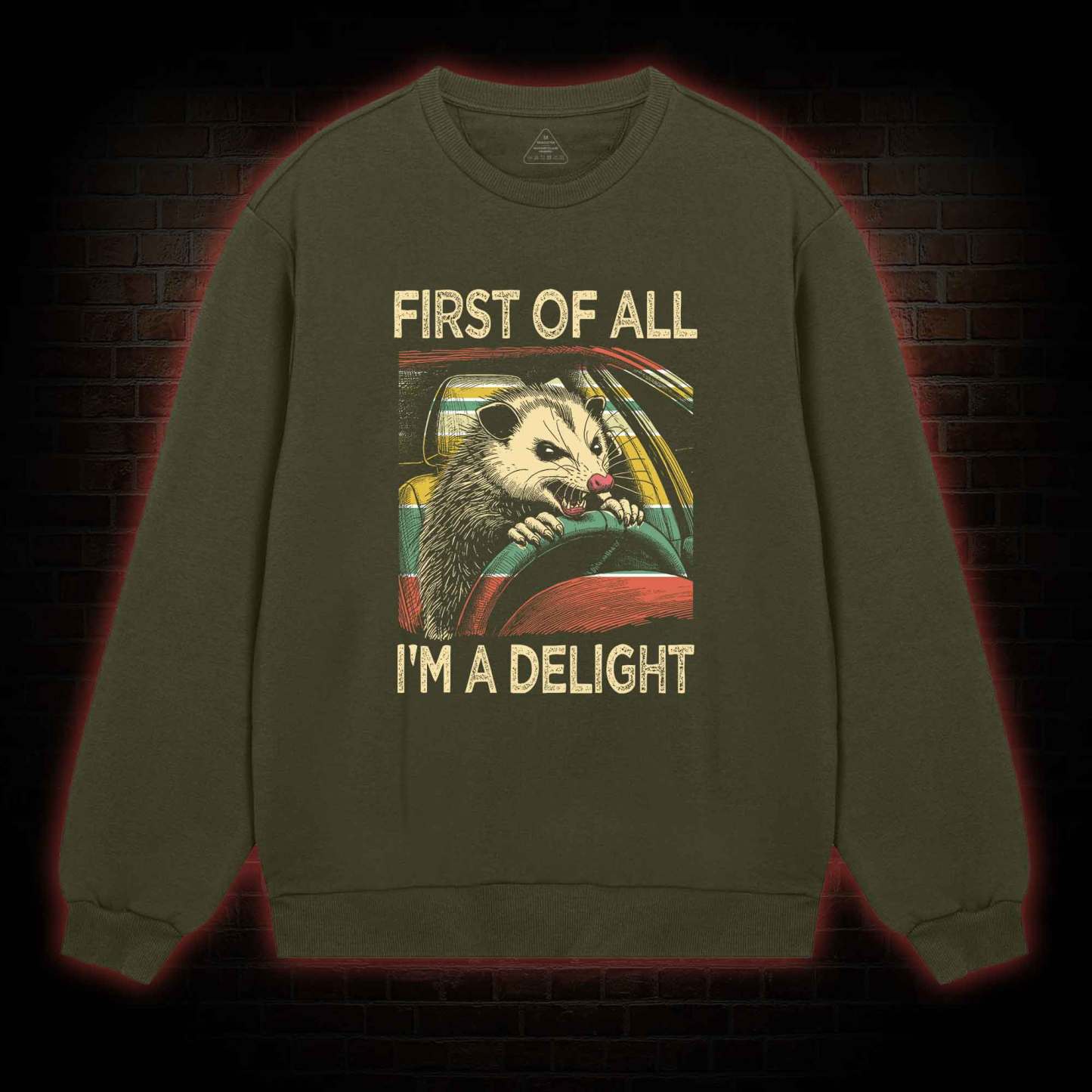 First Of All I'm A Delight Sweatshirt