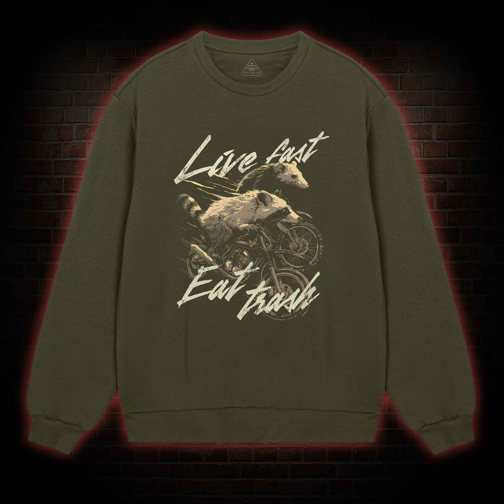 Live Fast Eat Trash Sweatshirt